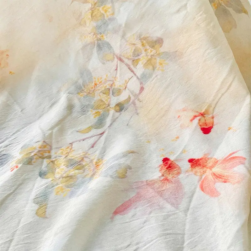 Tessuto twill di rayon a filamento singolo